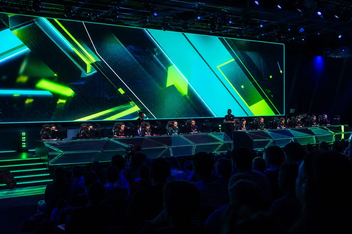 Budapest Esports Arena színpad és LED fal